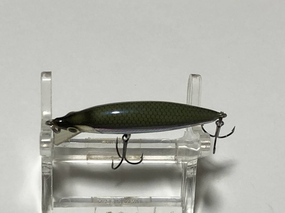 名称不明 ハンドメイドミノー 約4.5cm 管釣り 渓流　エリアトラウト　(検.OLD オールド ナベミノー ハンクル リベット キクチ) _画像5