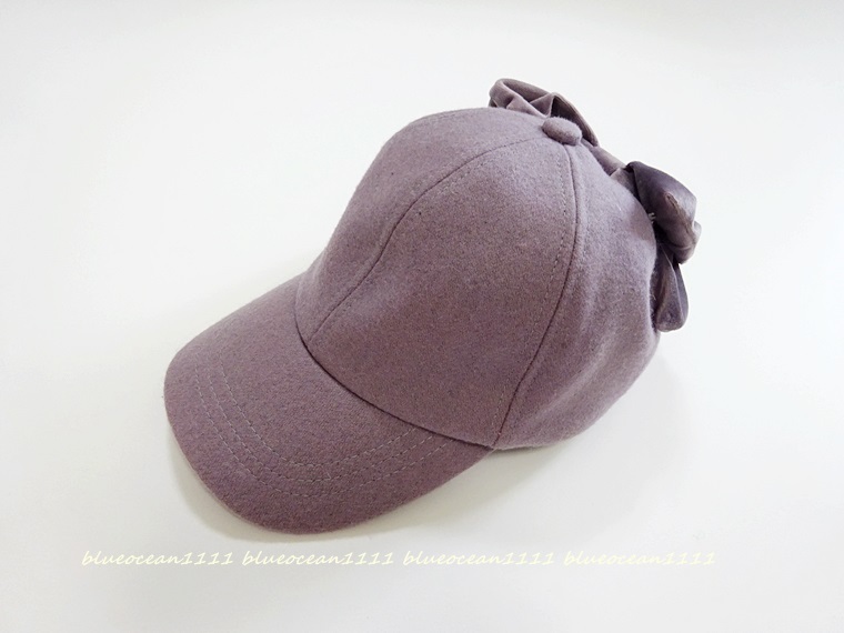  almost new goods sombreness purple [petit mainpti my n] back ribbon attaching cap 54cm hat T-shirt skirt pants dress 100 110 120 130