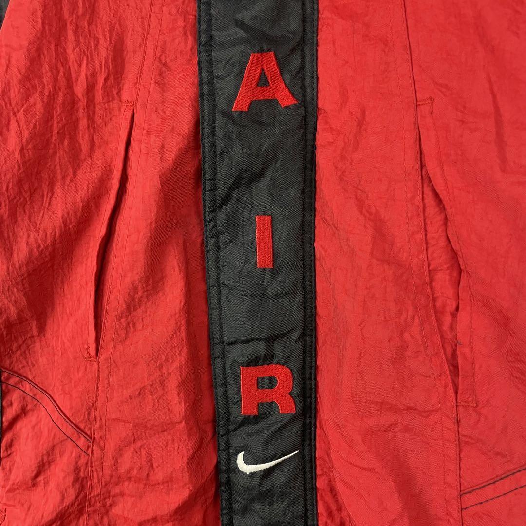 入手困難 90s NIKE 中綿 ナイロンジャケット 厚手 オーバーサイズ 刺繍