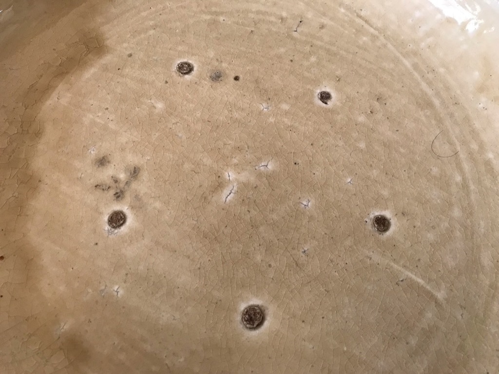 【即決有】石皿 煮しめ皿 瀬戸 大皿 直径約35cm_画像3