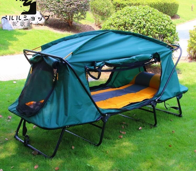 テント 防雨 オフグラウンドテント 高品質/ 湿り防止　屋外キャンプ 二重 キャンプテント ビーチ釣りテント