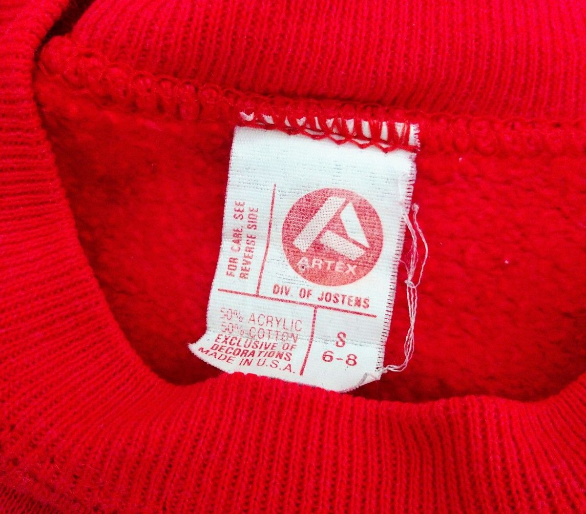 【70'sビンテージ古着アメリカ製】 ARTEX社 赤タグ SNOOPY スウェット トレーナー 古着 ヴィンテージ