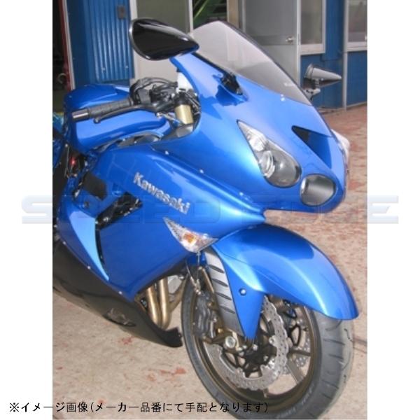 SWAGE-LINE PRO スウェッジラインプロ STP722FB フロントブレーキホースキット クリアコーティング ZZ-R1400 06-11 ABS不可_画像2