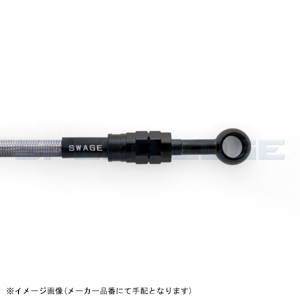 SWAGE-LINE PRO スウェッジラインプロ BTP328FT フロントブレーキホースキット クリアコーティング YZF-R1 07-08_画像1