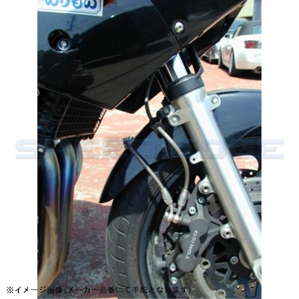 SWAGE-LINE PRO スウェッジラインプロ SAPB500FB フロントブレーキホースキット ブラックスモークコーティング GS1200SS 01-04