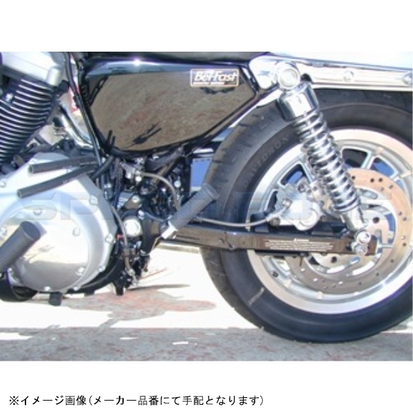 SWAGE-LINE PRO スウェッジラインプロ STPB888R リアブレーキホースキット ブラックスモークコーティング XL1200R 04-09_画像2