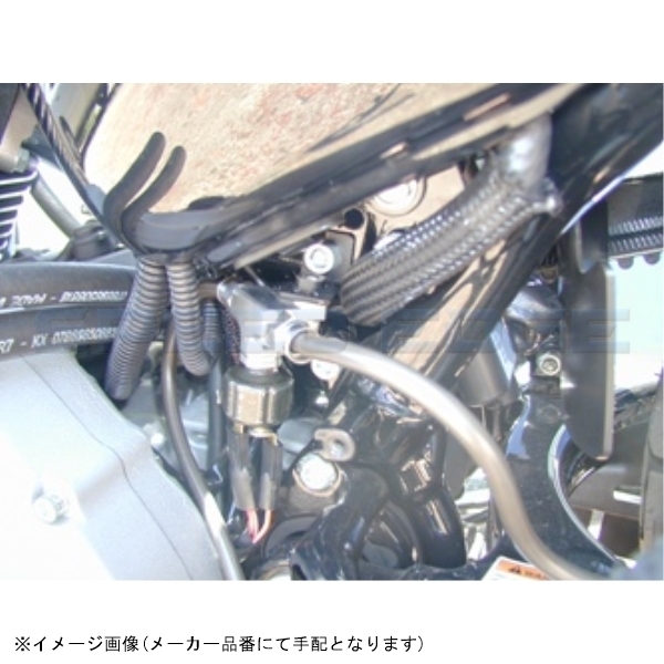 SWAGE-LINE PRO スウェッジラインプロ STP888R リアブレーキホースキット クリアコーティング XL1200R 04-09_画像4