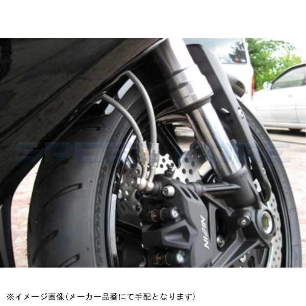 SWAGE-LINE PRO スウェッジラインプロ SAP725FB フロントブレーキホースキット クリアコーティング ZX-6R 07-08_画像3