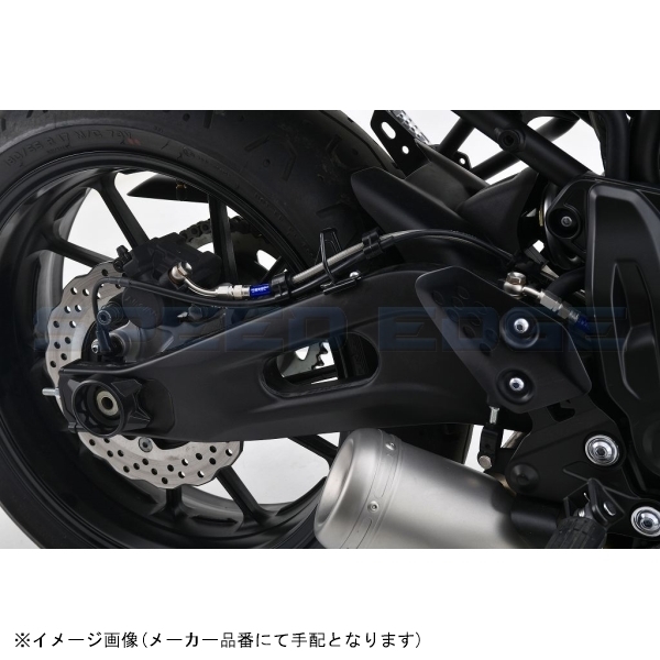 SWAGE-LINE PRO スウェッジラインプロ BTPB365R リアブレーキホースキット ブラックスモークコーティング XSR700 18-19_画像3