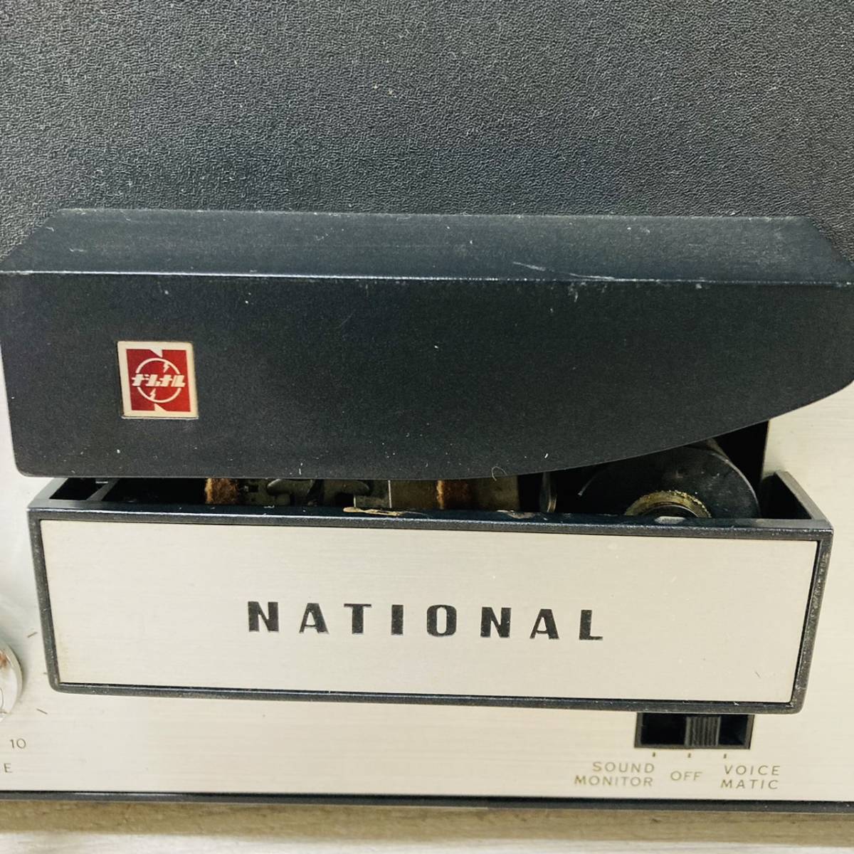 National ナショナル RQ-706 オープンリールデッキ 松下電器産業 テープレコーダー 通電確認のみ/104-26_画像2