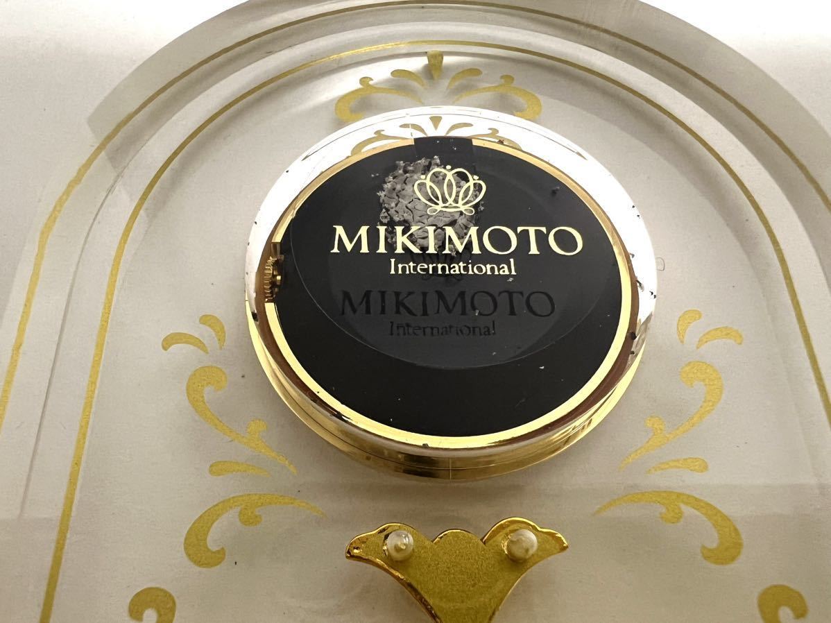 MIKIMOTO ミキモト 真珠付 置時計_画像5