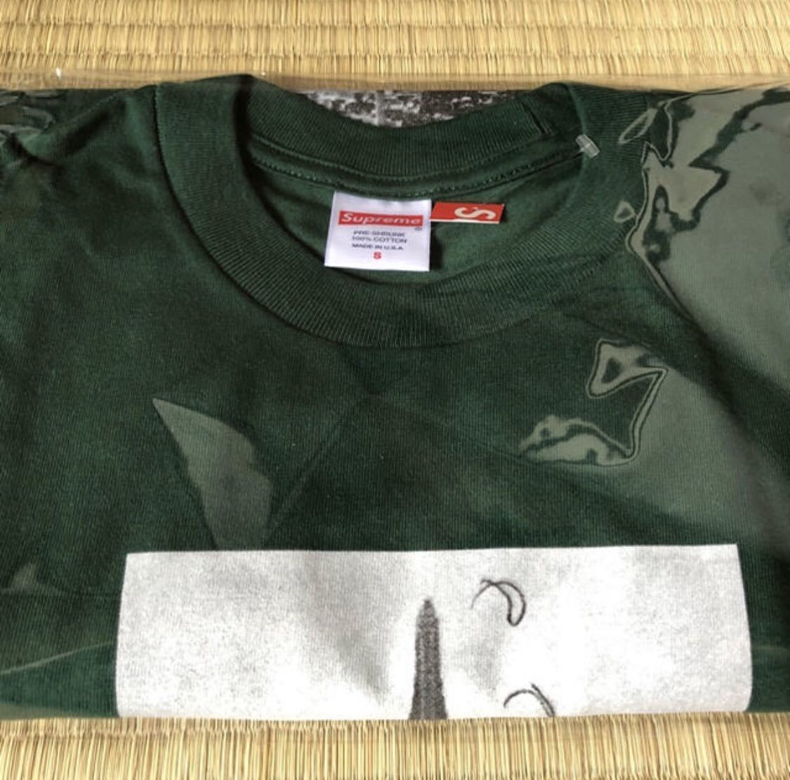 Supreme 18fw Empire State Tee Dark Green S_画像1