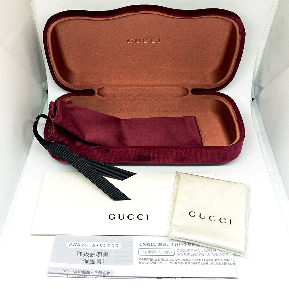 GUCCI グッチ 正規品 眼鏡フレーム GG1177OA-002 havana ハバナ 新品 スクエア べっ甲柄 ブラウンデミ_画像8