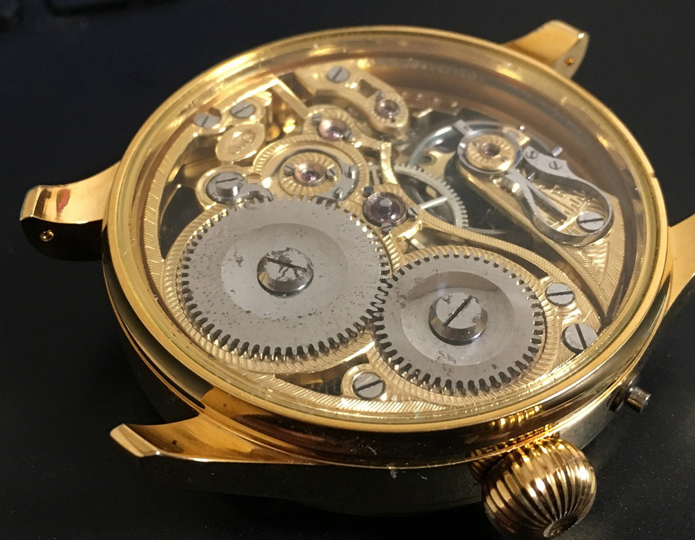 素晴らしい 下取&値引き交渉あり 1889年 懐中時計のムーブメント使用 IWC 手巻き