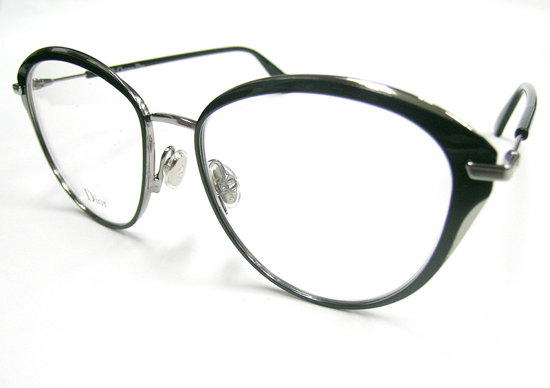  last DIOR Dior regular goods glasses frame Dioressence20 284 black black new goods glasses Boston lady's times attaching processing possible 