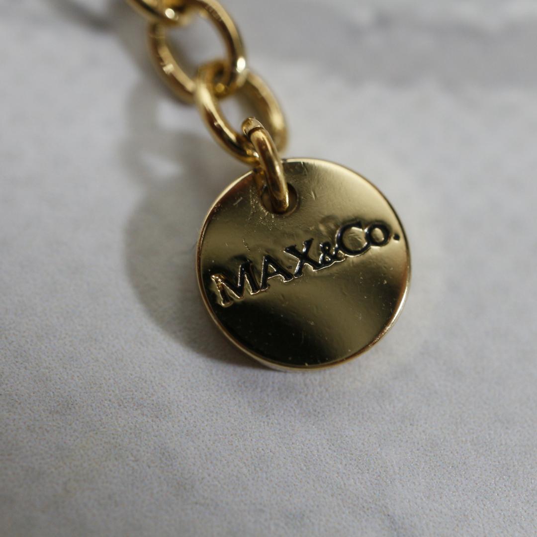 【匿名配送】MAX&Co. マックスアンドコー ネックレス ゴールド