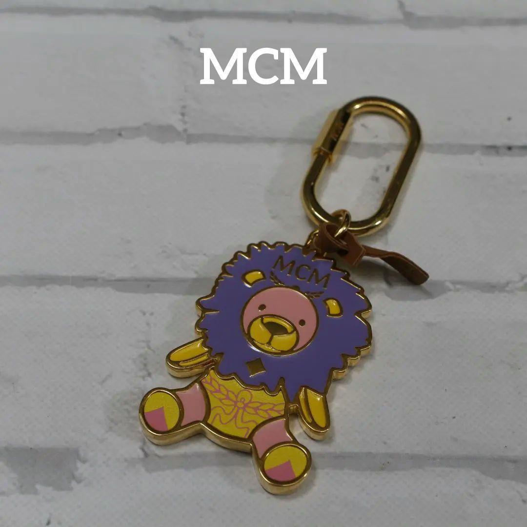 匿名配送】MCM キーホルダー ゴールド ライオン 黄色 ロゴ Yahoo