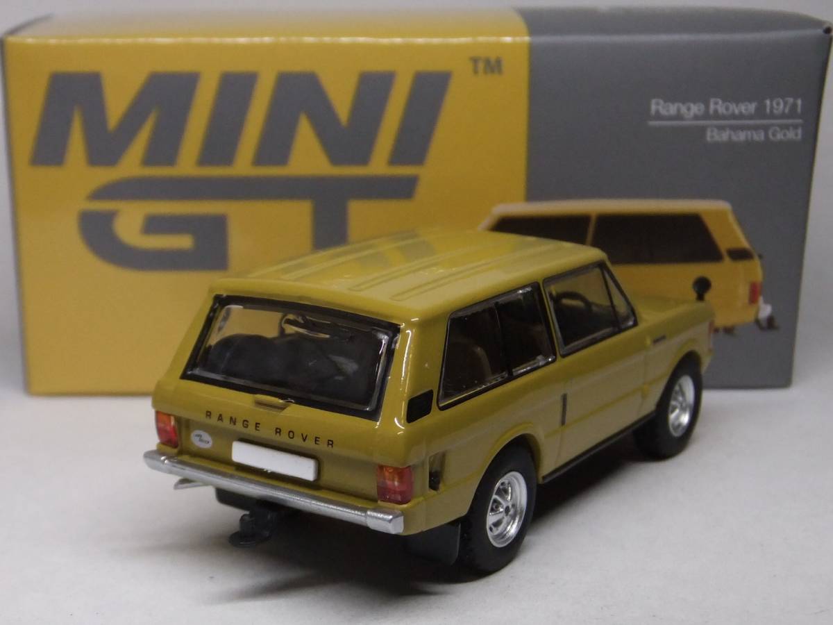 MINI GT★ランドローバー レンジ ローバー 1971 バハマゴールド MGT00495-R LAND ROVER Range Rover Bahama Gold 1/64 TSM_画像2