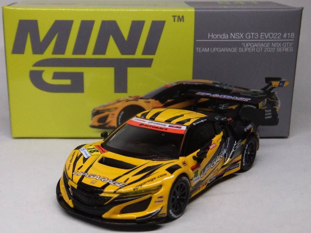 MINI GT★ホンダ NSX GT3 EVO22 SUPER GT 2022シリーズ #18 UPGARAGE NSX GT3 MGT00541-L Honda スーパーGT GT300 1/64 TSM 日本限定_画像1
