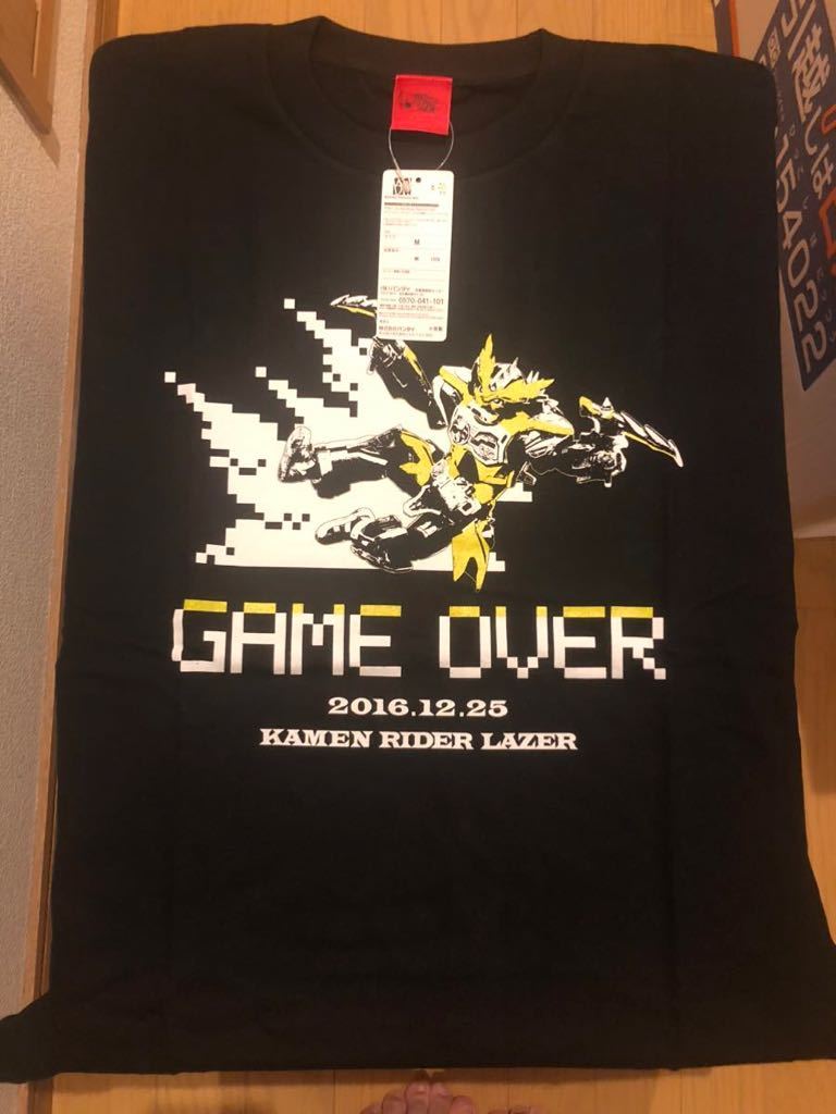 Tシャツ バンダイ公式　仮面ライダーレーザー GAMEOVER ［Mサイズ］_画像2