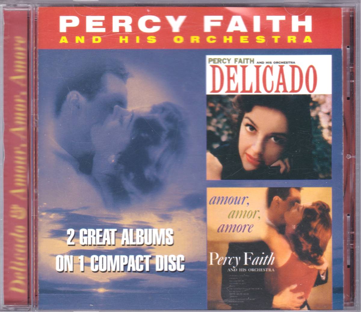 ☆PERCY FAITH(パーシー・フェイス)/Delicado＆Amour, Amour, Amore『53年＆55年の名著イージー・リスニング掲載大名盤２in１』◆廃盤レア_画像1