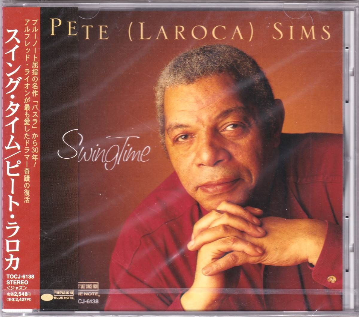 ☆PETE LAROCA SIMS(ピート・ラロカ)/Swingtime◆97年発表のリーダー作としては30年ぶりだった超大名盤◇激レアな国内盤の奇跡の未開封新品_画像1