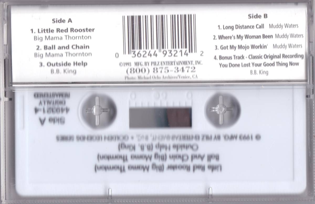 *B.B. KING, MUDDY WATERS, BIG MAMA THORNTON/Live At Newport* valuable .73 year recording. large power. live record. super large name record. ultra rare . cassette * tape 