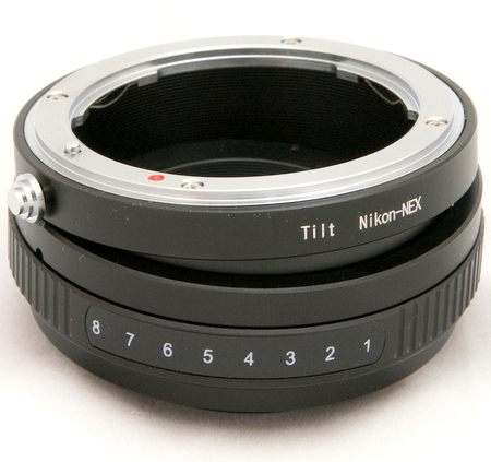  tilt possible Nikon Nikon F mount lens - Sony SONY NEX E mount adaptor 