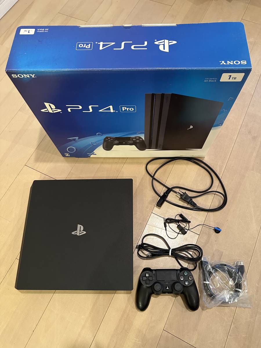 PlayStation4 Pro Jet Black(CUH-7000BB01) SSD換装済-