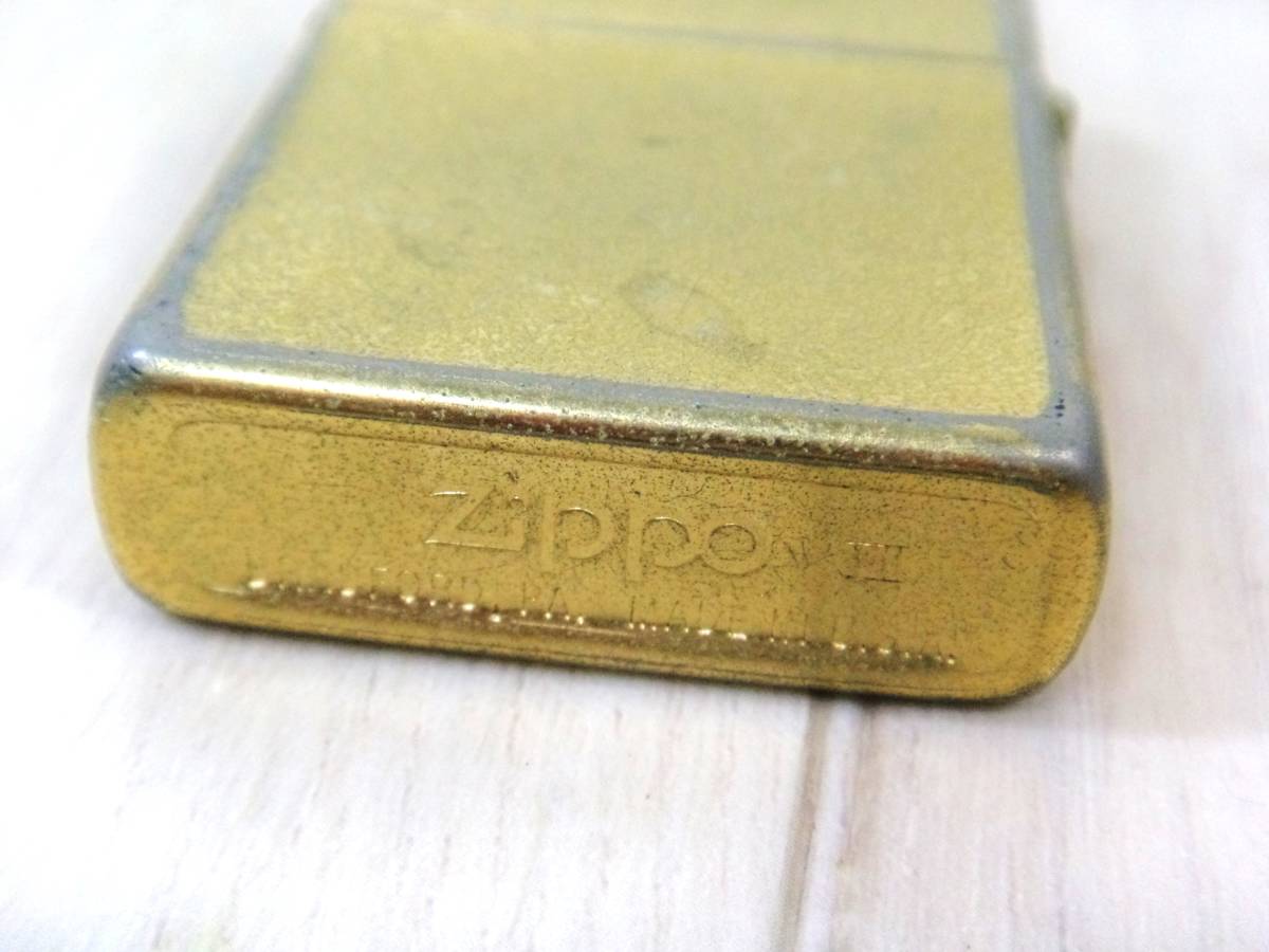 Y2316 ZIPPO/ジッポー GUAM/グアム　レトロ　アンティーク　ゴールドカラー_画像3
