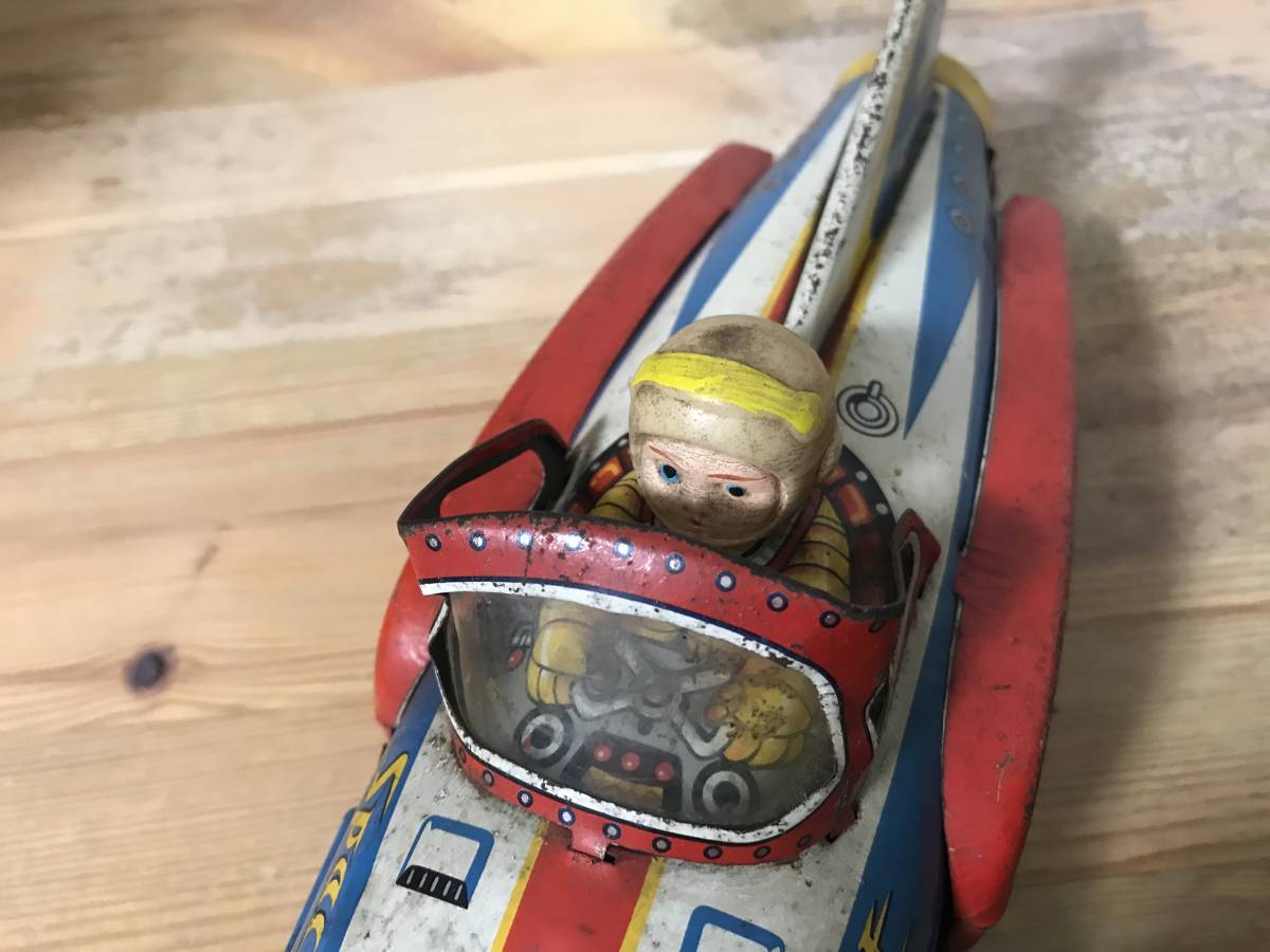 スペースロケットSpace Rocketブリキロケット33cm、増田屋当時物 スペースロケットSpace Rocketブリキロケット33cm、増田屋当時物