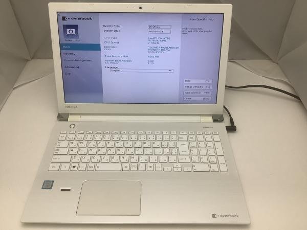 宅配 T75/CW○Core ジャンク!TOSHIBA i7 1T 8G 2.7G 7500U 15インチ