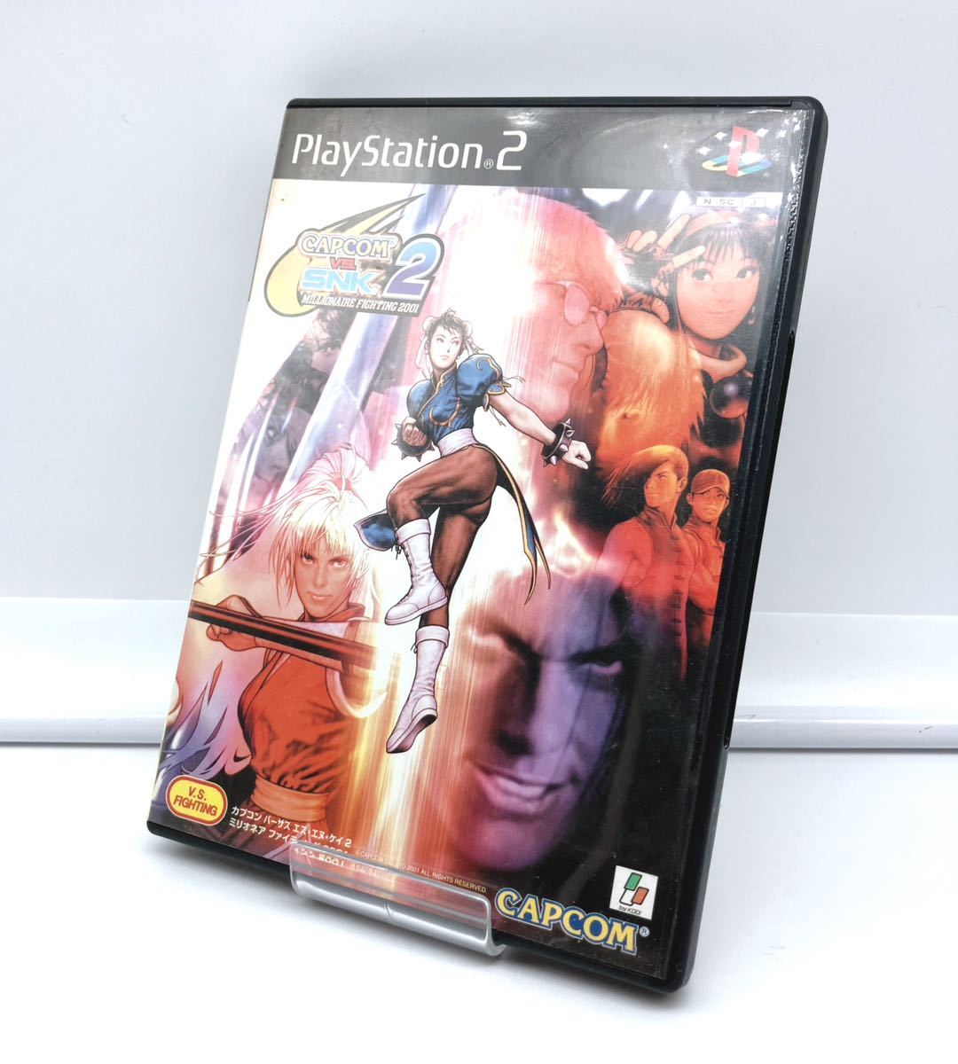 PlayStation2/PS2ソフト/プレステ2/プレイステーション2/CAPCOM VS.SNK2/ミリオネア ファイティング2001/中古品/現状品/ジャンク_画像1