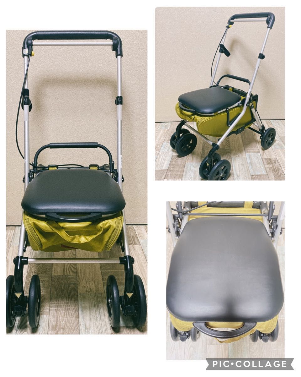 象印ベビー ウィズワン イエローオーカー 歩行器 シルバーカー|PayPay
