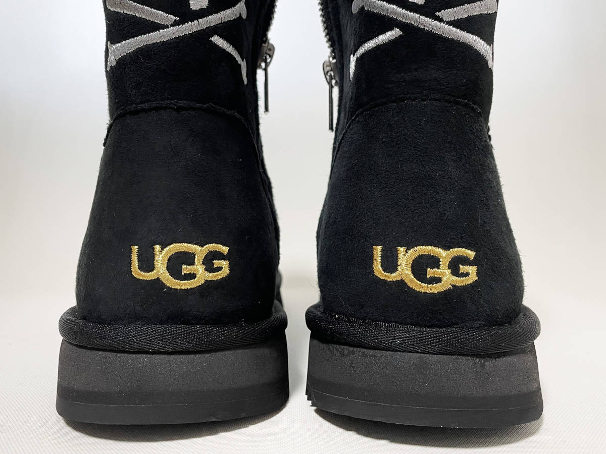 【正規品】新品未使用★定価51,840円 MASTERMIND×UGG ムートン サイドジップブーツ BLACK【US10/JP28cm】【付属品完備】_画像4