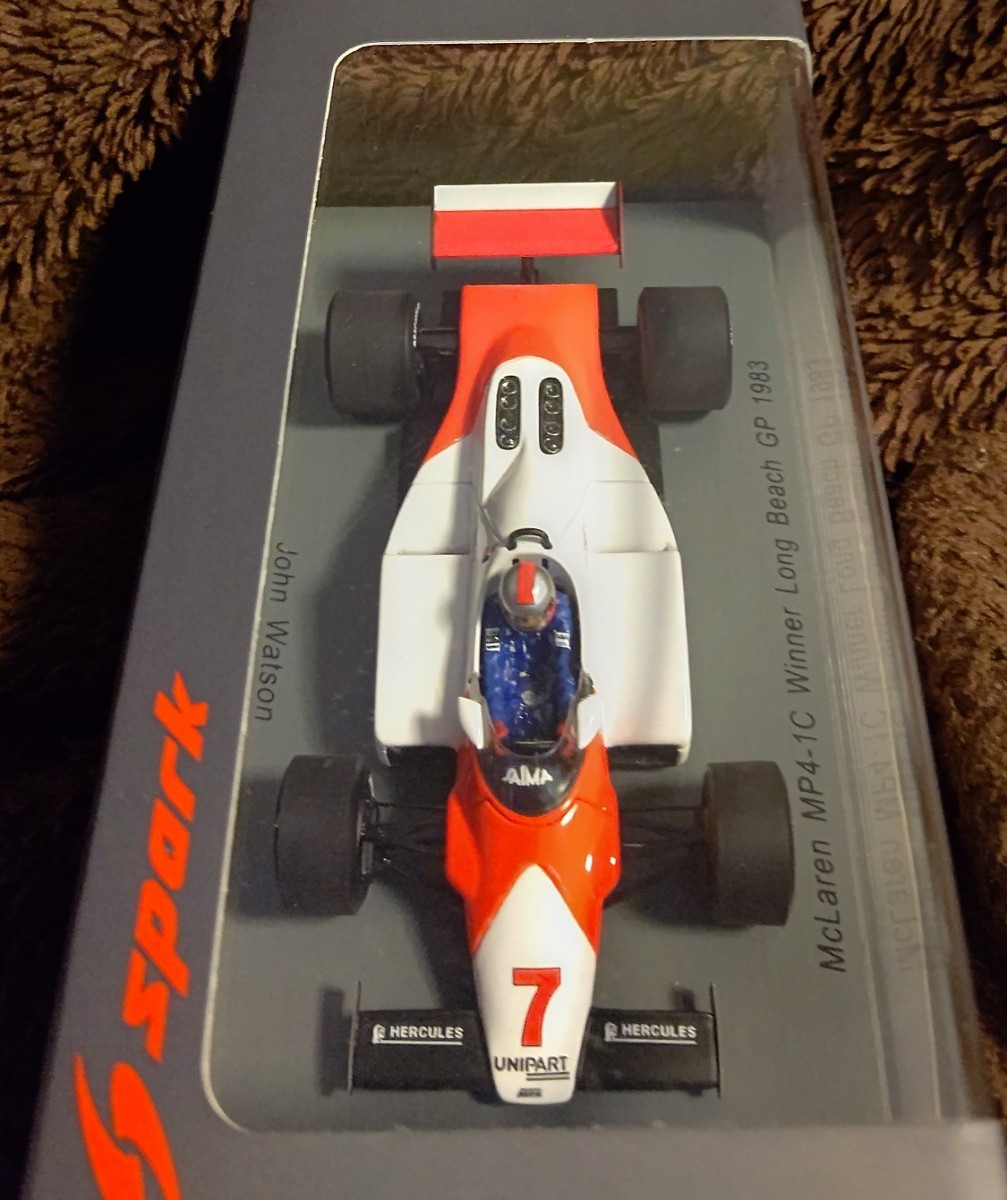 スパークモデル 1/43 マクラーレン・MP4-1C・フォード 1983 アメリカ西GP優勝 ジョン.ワトソン spark John.Watson McLaren・Ford_画像3