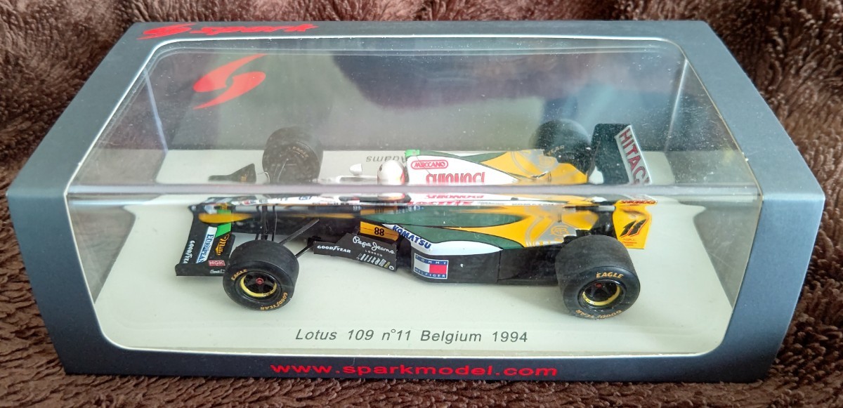 スパークモデル 1/43 ロータス・109・無限 1994 ベルギーGP フィリップ.アダムス spark Philippe.Adams Lotus・MUGEN 1994 Belgium GP_画像4