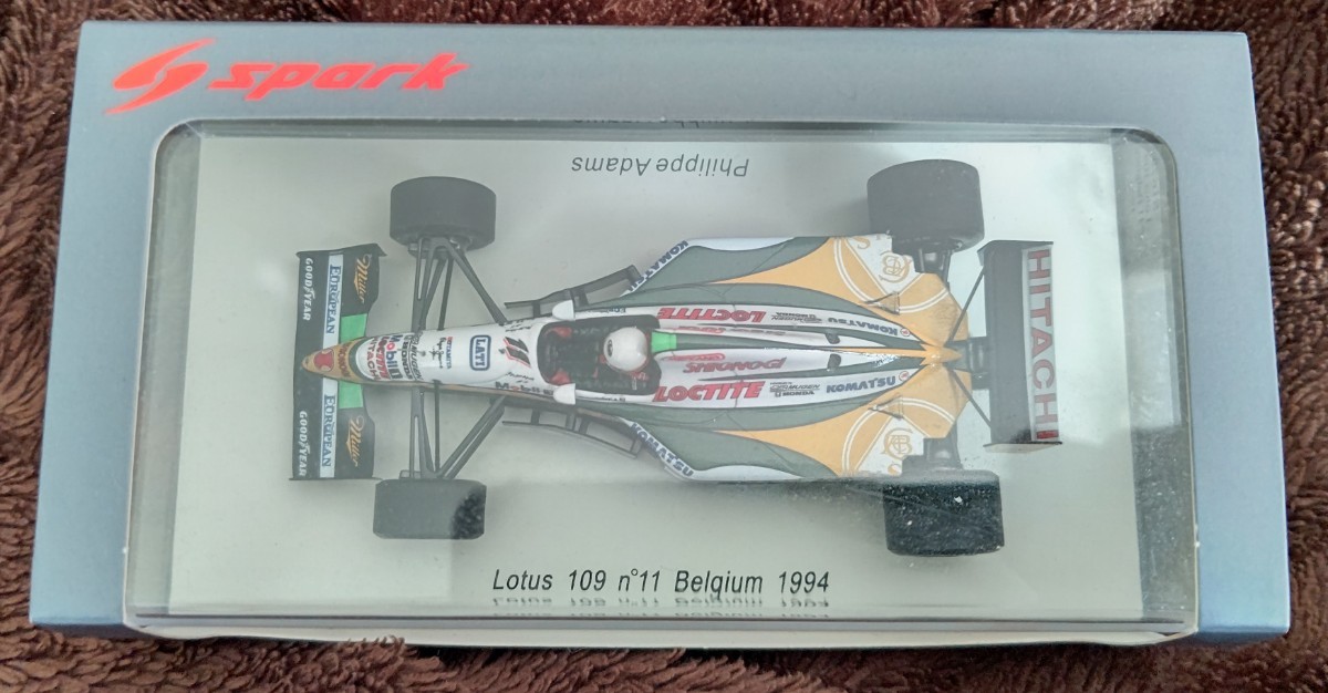 スパークモデル 1/43 ロータス・109・無限 1994 ベルギーGP フィリップ.アダムス spark Philippe.Adams Lotus・MUGEN 1994 Belgium GP_画像9