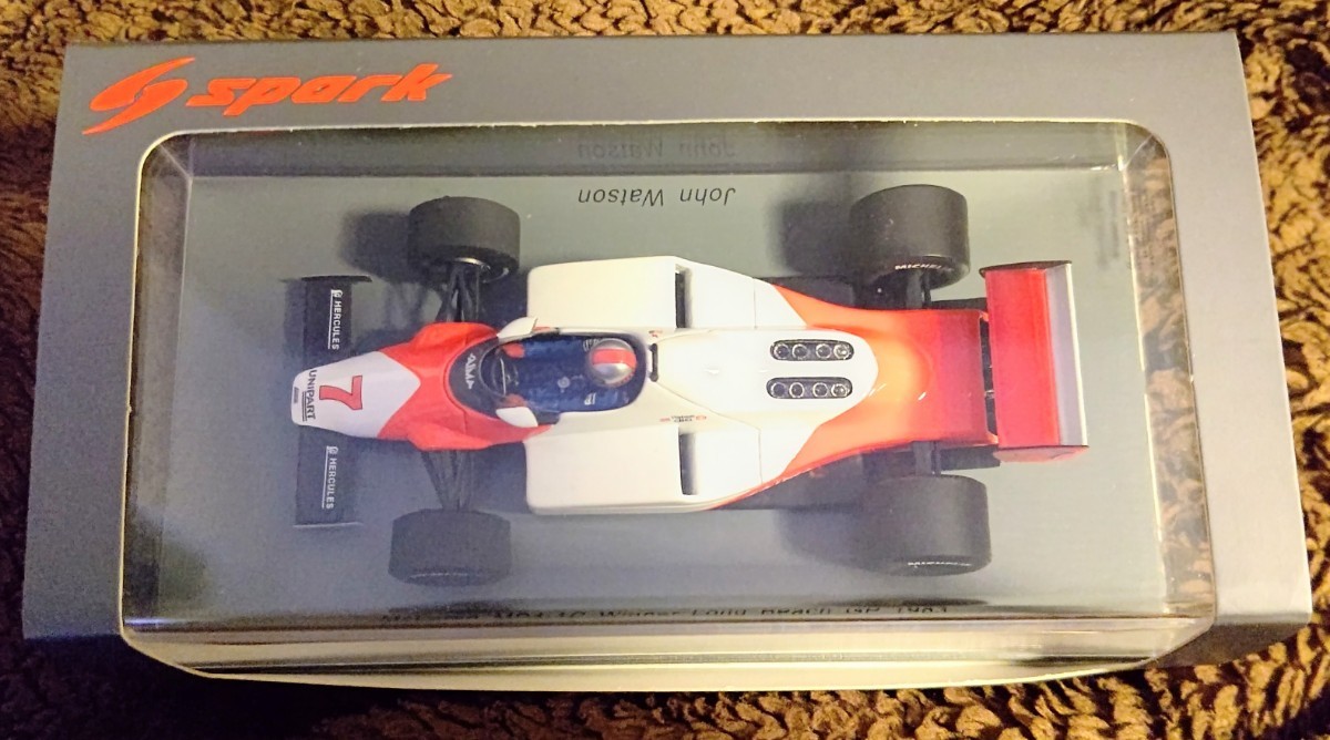 スパークモデル 1/43 マクラーレン・MP4-1C・フォード 1983 アメリカ西GP優勝 ジョン.ワトソン spark John.Watson McLaren・Ford_画像9