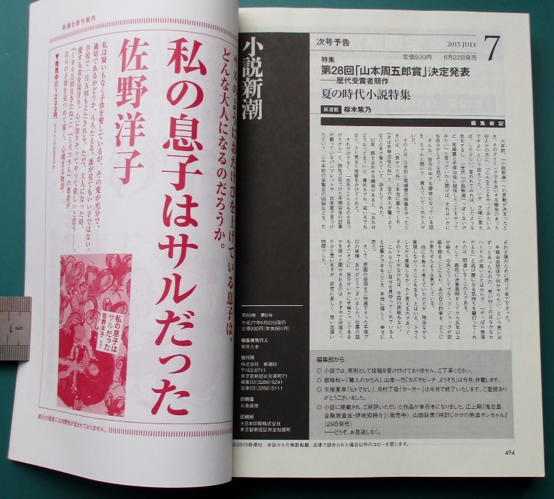 本文末尾、奧付 494ページ