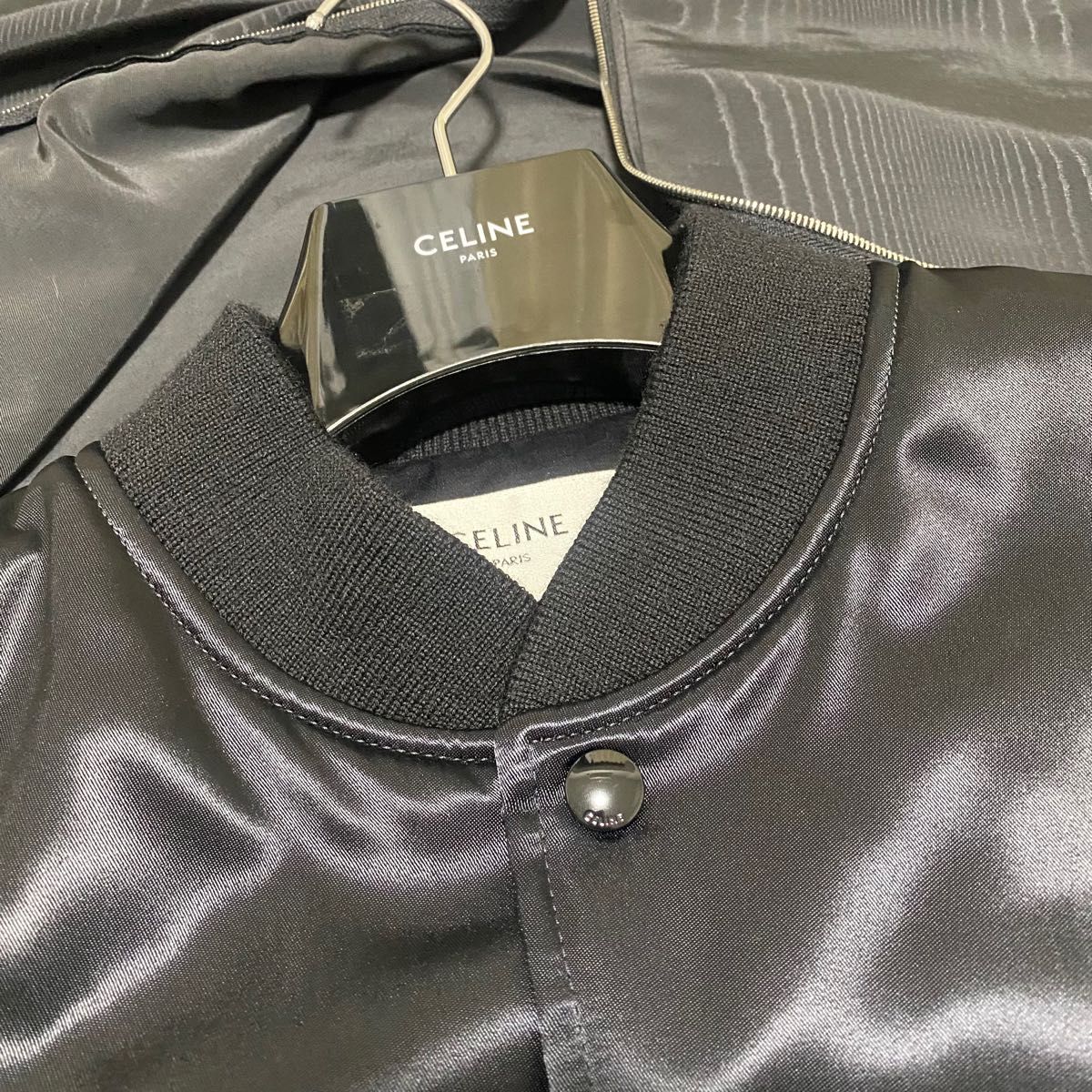 希少 セリーヌ CELINE BOY DOLL テディジャケット 22AW 黒 希少 セリーヌ CELINE BOY DOLL テディジャケット 22AW 黒