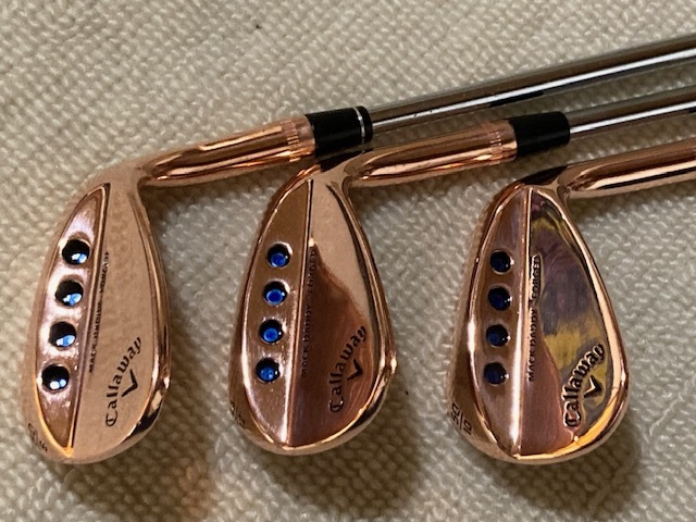 新素材新作 キャロウェイ MACK DADDY FORGED 銅ミラーリメイクヘッド