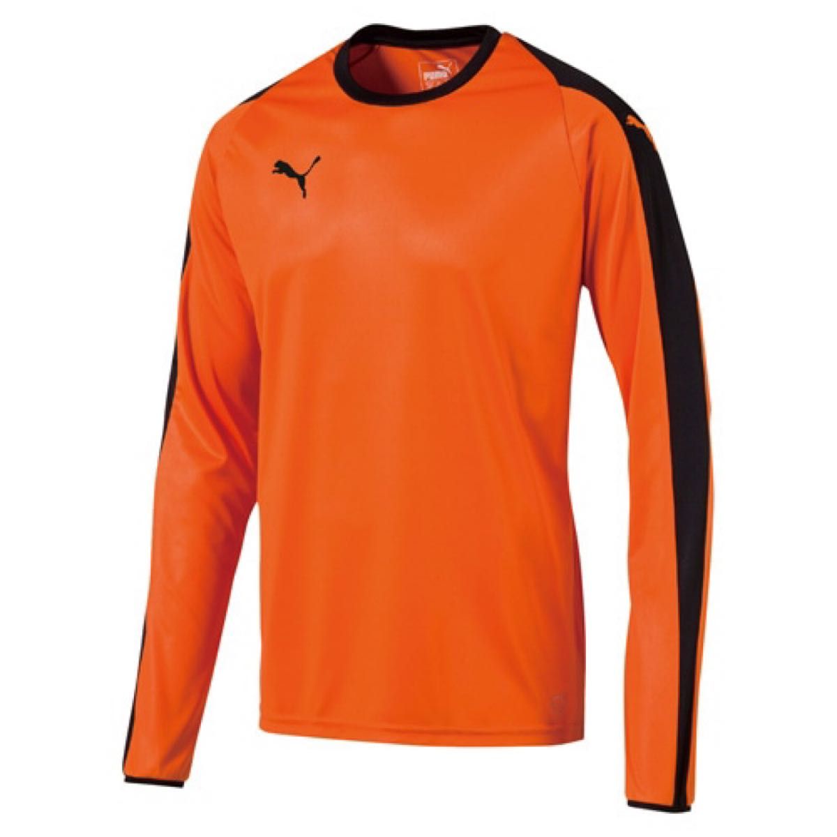 本気の最終価格　新品　ＰＵＭＡ（プーマ）　サッカー　フットボール　ジュニア　長袖　ロングスリーブ　ゲームシャツ　橙×黒　１６０