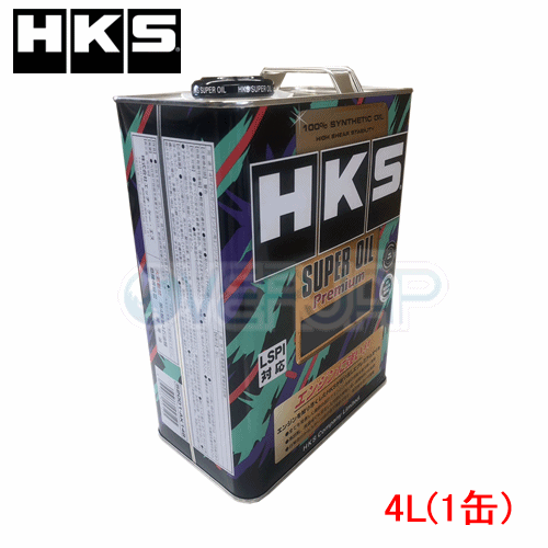 【4L(1缶)】 HKS スーパーオイル プレミアム 5W-30 日産 スカイライン ER34 RB25DE 1998/5～2001/4 2500_画像1