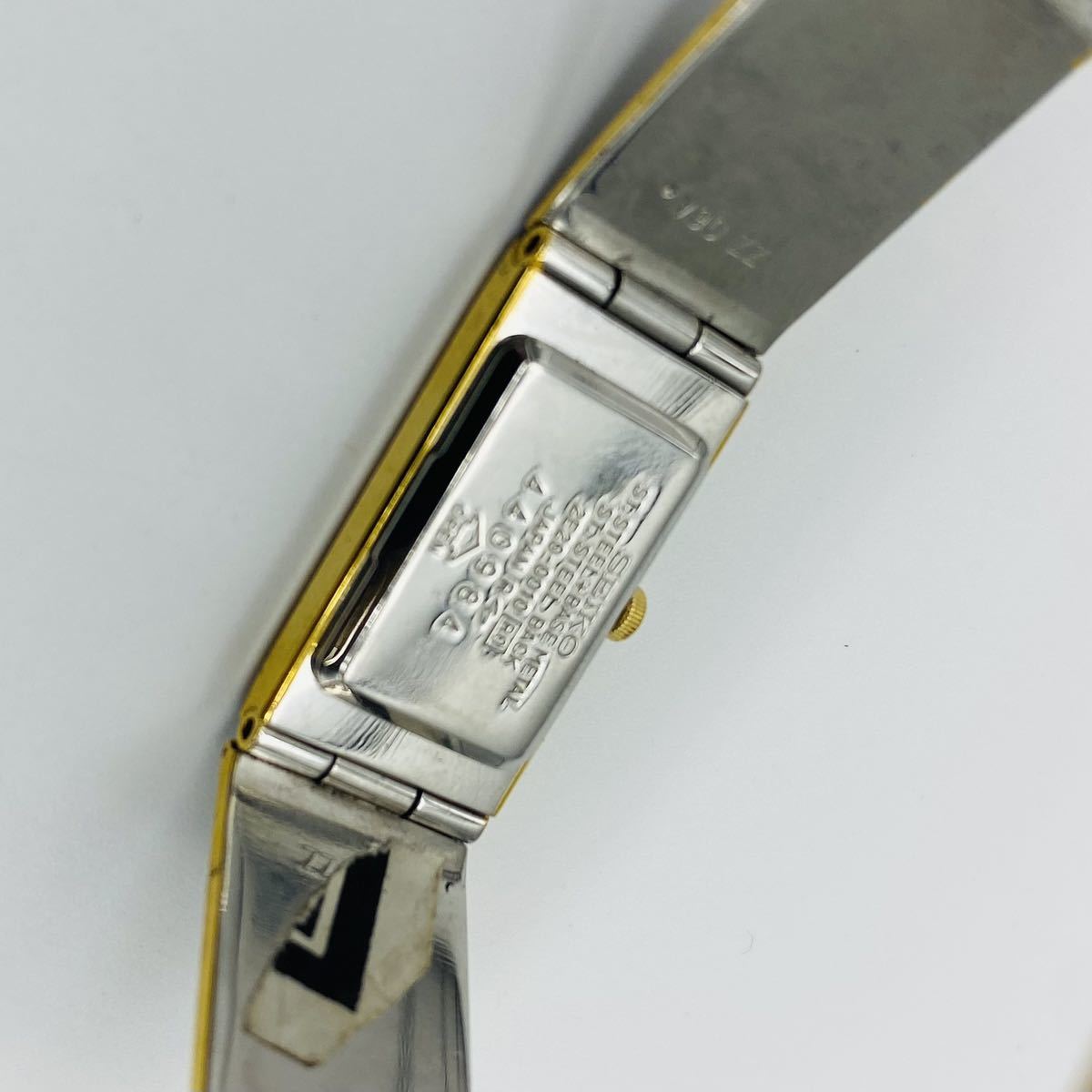 578 SEIKO セイコー レディース腕時計 腕時計 時計 クオーツ クォーツ 2E20-0010 2針 SILVER シルバー ZZ06A バングル 文字盤グレー NK_画像6