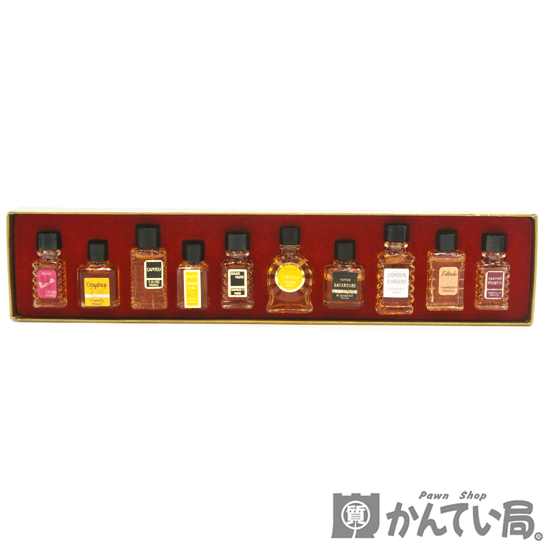 18146 【Les Grands Parfums de France】 香水 パフューム ミニボトル フレグランス ヴィンテージ 10本セット_画像3