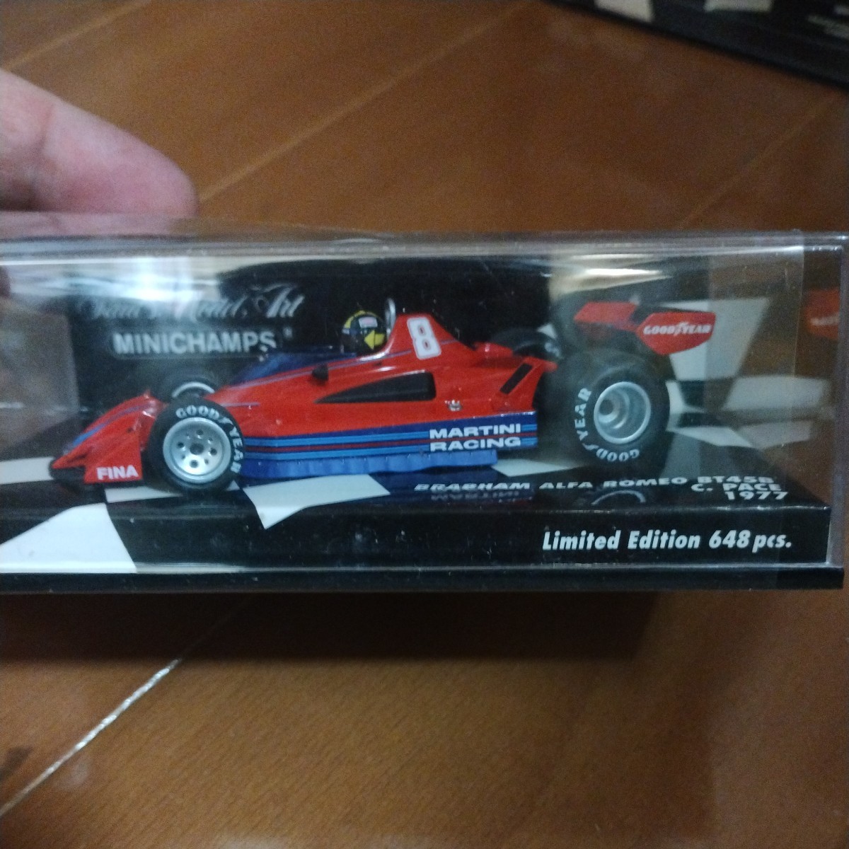 1/43 BRABHAM ALFA ROMEO BT45B パーチェ　No.8 ブラバム　アルファロメオ　1977 マルティニ　MARTINI