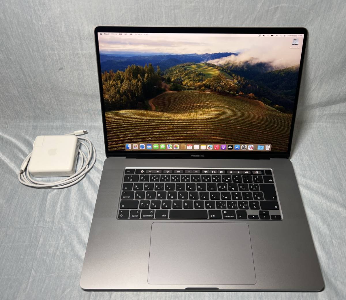 美品 MacBookPro Retina 16インチ 2019 Core i7 2.6GHz/16G/AppleSSD 512G/macOS Sonoma 14/Windows 11 Pro/Office 2021_画像1