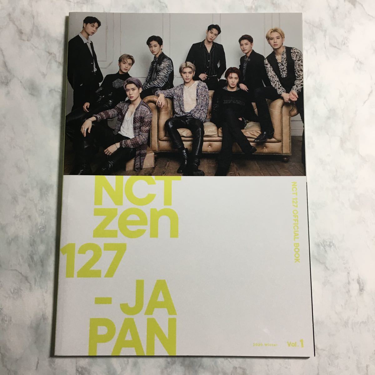 [ стоимость доставки 123 иен ~]NCT127 OFFICIAL BOOK 2020 Winter vol.1 POP веер "uchiwa" имеется * Япония официальный бюллетень фэн-клуба ili Chill NCTzen 127-JAPAN