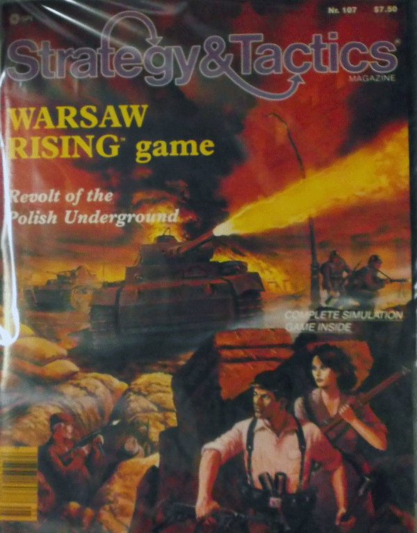 DP/TSR/SPI/STRATEGY&TACTICS NO.107/WARSAW RISING/駒未切断/日本語訳無し